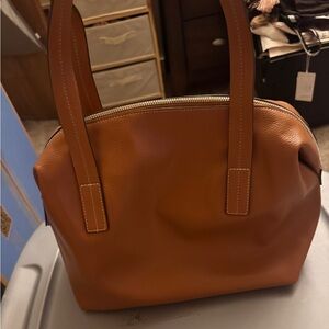 Vera Bradley Faux Leather Slouchy Satchel